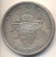 1938. 5P Ag "Szent István" T:2