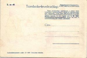 Betlehemesek, tombola levelezőlap / Christmas, raffle postcard, s: Juszkó (EK)