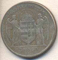 1930. 5P Ag "Horthy-jobbra" T:3
