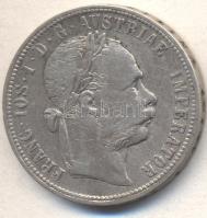 Ausztria 1886. 1Fl Ag "Ferenc József" T:2-,3 Austria 1886. 1 Florin Ag "Franz Joseph" C:VF,F