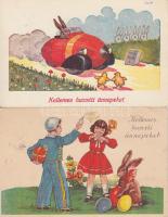 2 db régi, húsvéti üdvözlőlap / 2 Easter greeting cards