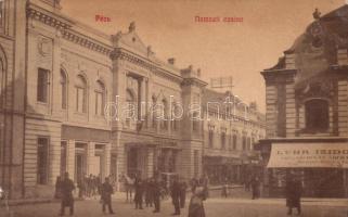 Pécs, Nemzeti Casino, Lehr Izidor áruháza, Ullmann Károly üzlete (small tear)