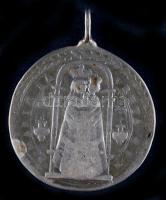 Spanyolország DN "Szűz Mária - A három királyok hódolata" Ag vallási medál (9,14g/34mm) T:3 Spain ND "Virgin Mary - The Veneration of the Three Kings" Ag religious medallion (9,14g/34mm) C:F