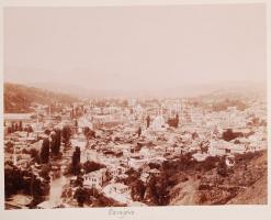 1890-1891 Dalmatien, Montenegro, Hercegovina, Bosnien. 37db 18x24cm-es, feliratozott fotó albumba ra...