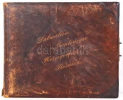 1890-1891 Dalmatien, Montenegro, Hercegovina, Bosnien. 37db 18x24cm-es, feliratozott fotó albumba ra...