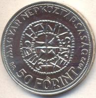 1972. 50Ft Ag "Szent István" T:BU