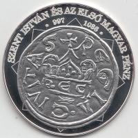 DN "A magyar nemzet pénzérméi - Szent István és az első magyar pénz 997-1038." Ag (0,999) ...