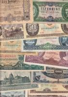 Vegyes magyar és külföldi bankjegy tétel több mint 50db papírpénzzel, közte Kossuth bankóval és szebb állapotban lévő darabokkal! T:vegyes