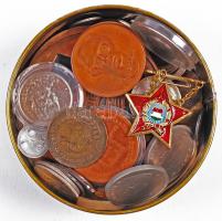 Változatos numizmatikai tétel ezüst érmékkel és jobb darabokkal! T:vegyes