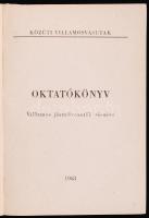 Oktatókönyv villamos járművezetők részére. 1968. Félvászon kötésben
