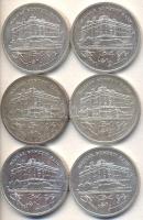 1992. 200Ft Ag "MNB" (6x) T:2