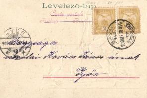 Reverie de lune, Mond-Märchen, Art Nouveau Emb