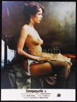 1975 Emmanuelle 2. c. francia erotikus film fotója, 24,7x18,5cm