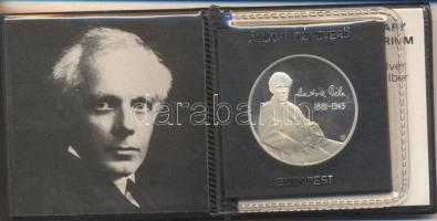 Fülöp Zoltán (1951-) 1981. "Bartók Béla / A Kékszakállú Herceg vára" Ag (0.925) emlékérem (37mm/20g) ÁPV plasztiktokban, tanúsítvánnyal T:PP Csak 3000db!
