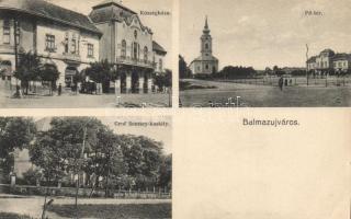 Balmazújváros, Községháza, Fő tér, Gróf Semsey kastély (EB)