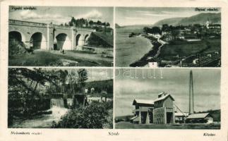 Szob kőzúzó, vasúti viadukt, malomkert