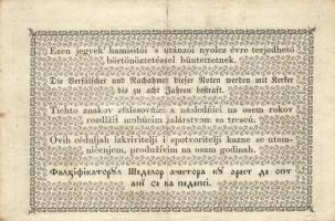 1849. 2Ft "Kincstári utalvány" T:II-