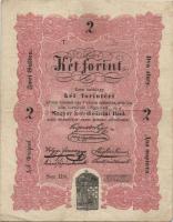 1848. 2Ft "Kossuth bankó" T:III