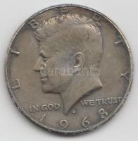 Amerikai Egyesült Államok 1968D. 1/2$ Ag "Kennedy" T:2-
USA 1968D. 1/2 Dollar Ag "Ken...