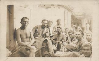 SMS Erzherzog Ferdinand Max, mariners on the board, photo (fl)