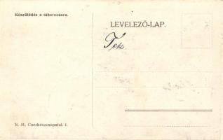 Készülődés a táborozásra; R. M. Cserkészcsapatai I. s: Márton L