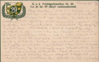 Military WWI, K. u. K. Feldjägerbataillon Nr. 29.