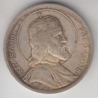 1938. 5P Ag "Szent István" T:2 patina