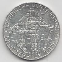 Ausztria 1976. 100Sch Ag "Innsbruck - XII. téli olimpia / Síelő" T:2
Austria 1976. 100 Sch...