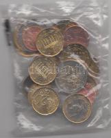 Németország 2002D. 1c-2€ 20db többféle éremmel (összesen: 10/23c) bontatlan csomagolásban T:1 Germany 2002D. 1 Cent - 2 Euro 20pcs with various value C:UNC