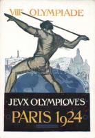 Paris 1924 Olympic Games, artist signed
