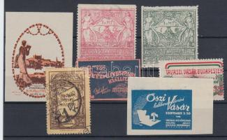 1907-1927 7 db levélzáró