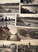 107 db túlnyomórészt francia városképes lap