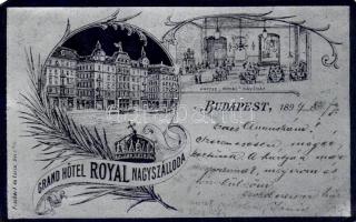 1899 Budapest VII. Royal Nagyszálloda