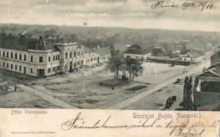 Hajdúnánás Fő tér, Városháza (EM)