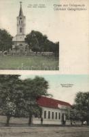 Galagonyás Catholic church, town hall