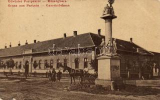 Paripás parish hall, monument