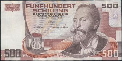 Ausztria 1983-85. 500Sch (5x) + 1000Sch (2x) mind beváltható valuta (~225€) T:III
Austria ...