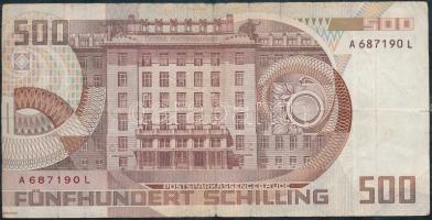Ausztria 1983-85. 500Sch (5x) + 1000Sch (2x) mind beváltható valuta (~225€) T:III
Austria ...