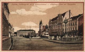 Sopron Széchenyi tér, postapalota