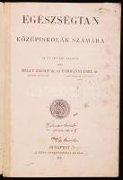 Melly József - Párdányi Emil: Egészségtan, középiskolák számára (új tanterv alapján). Budapest, 1930. A Szent István-Társulat Kiadása. Kissé megviselt állapotban, félvászon kötésben.