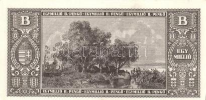 1946. 1.000.000BP (9x) T:hajtatlanok, szélek foltosak, kissé gyűröttek