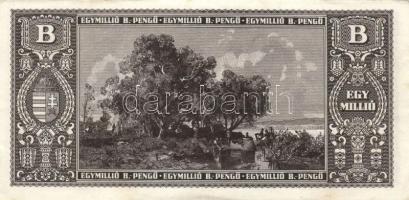 1946. 1.000.000BP (9x) T:hajtatlanok, szélek foltosak, kissé gyűröttek