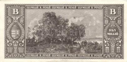 1946. 1.000.000BP (9x) T:hajtatlanok, szélek foltosak, kissé gyűröttek