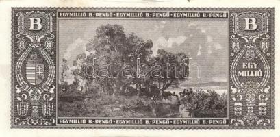 1946. 1.000.000BP (9x) T:hajtatlanok, szélek foltosak, kissé gyűröttek