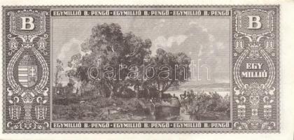 1946. 1.000.000BP (9x) T:hajtatlanok, szélek foltosak, kissé gyűröttek