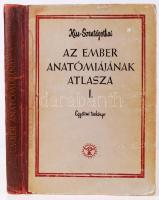 Kiss Ferenc - Szentágotai János: Az ember Anatómiájának Atlasza. 1. kötet, csonttan, ízülettan, izomtan. 4. átdolgozott kiadás. Budapest, 1959. Medicina könyvkiadó. Kissé megviselt állapotban, néhány lap összeragadva, gerinc sérült. félvászon kötésben.