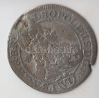 Ausztria 1673. 6Kr Ag "I. Lipót" T:3 Austria 1673. 6 Kreuzer Ag "Leopold I" C:F