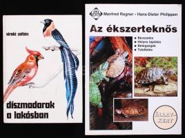 4db háziállat témával foglalkozó könyv, Manfred - Hans-Dieter: Az ékszerteknős. 2000, Elektra. Sirok...