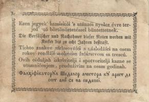 1848. Kossuth-bankók 30Kr (5x) + 5Ft piros (4x) + 10Ft T:III,III-,IV,V