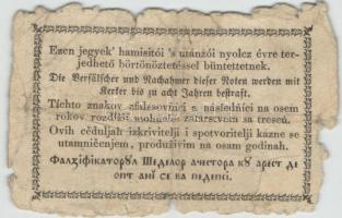 1848. Kossuth-bankók 30Kr (5x) + 5Ft piros (4x) + 10Ft T:III,III-,IV,V